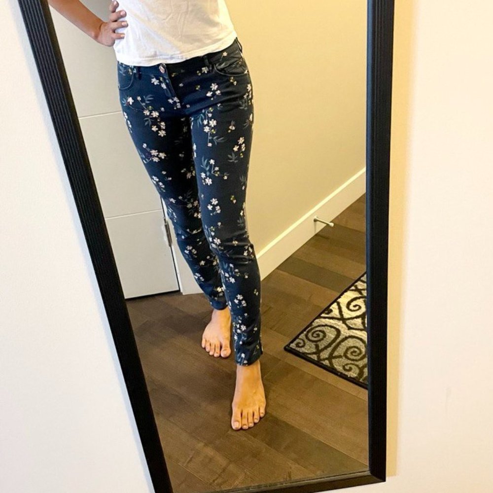 Beautiful floral jean/pant